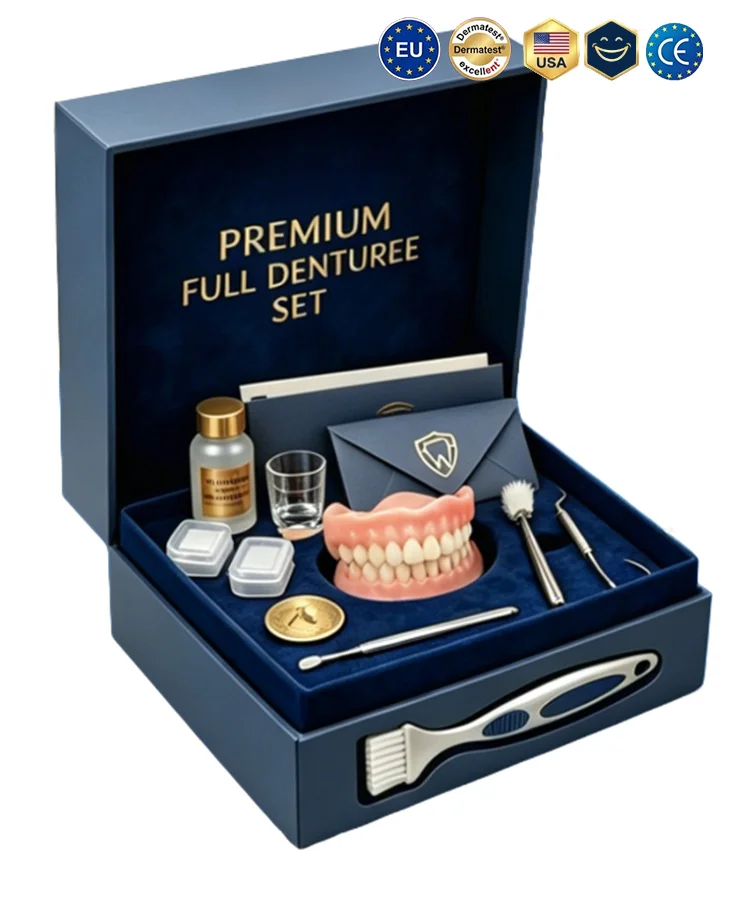 Strong Suction Full Denture for Confident Smile
