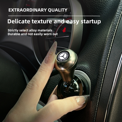 All-metal ball-handle style car keyless start button joystick