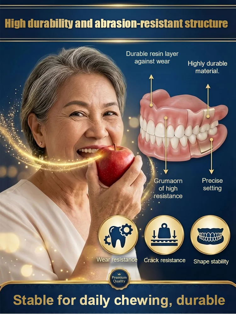 Strong Suction Full Denture for Confident Smile