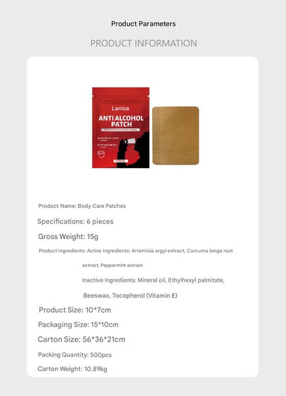 Laniska Body Care Patch — Gentle Herbal Care: Portable, Ready-to-Use, Restorative, and Comforting Patch