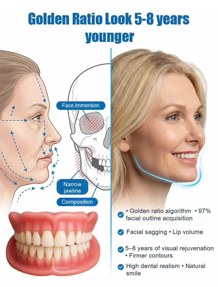 Strong Suction Full Denture for Confident Smile