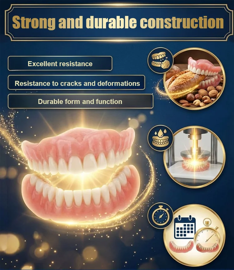 Strong Suction Full Denture for Confident Smile