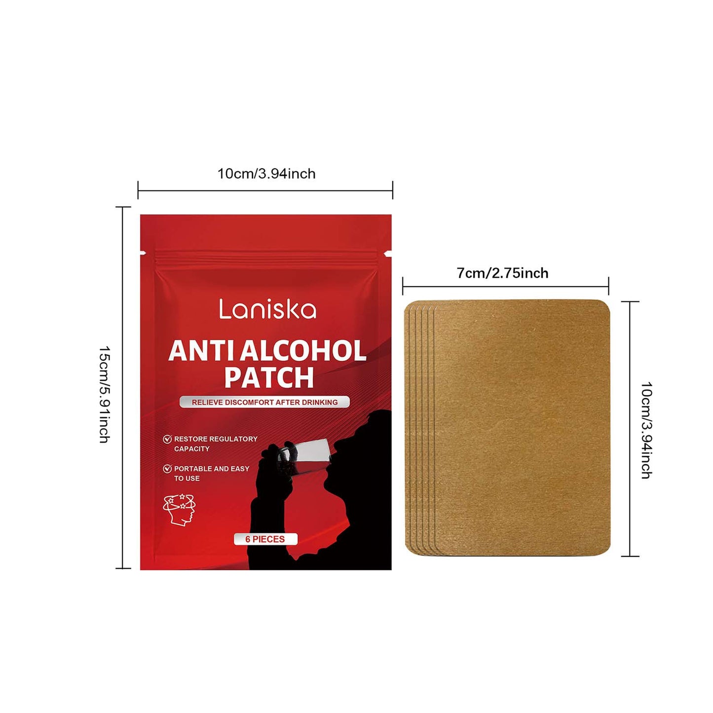 Laniska Body Care Patch — Gentle Herbal Care: Portable, Ready-to-Use, Restorative, and Comforting Patch