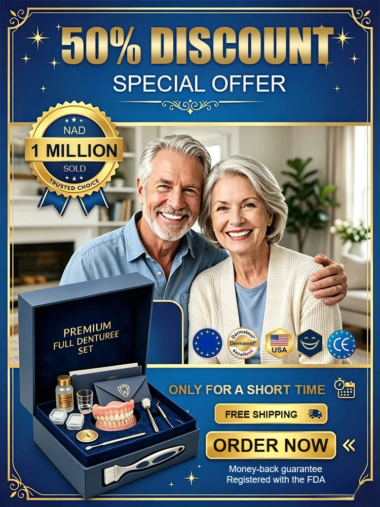 Strong Suction Full Denture for Confident Smile