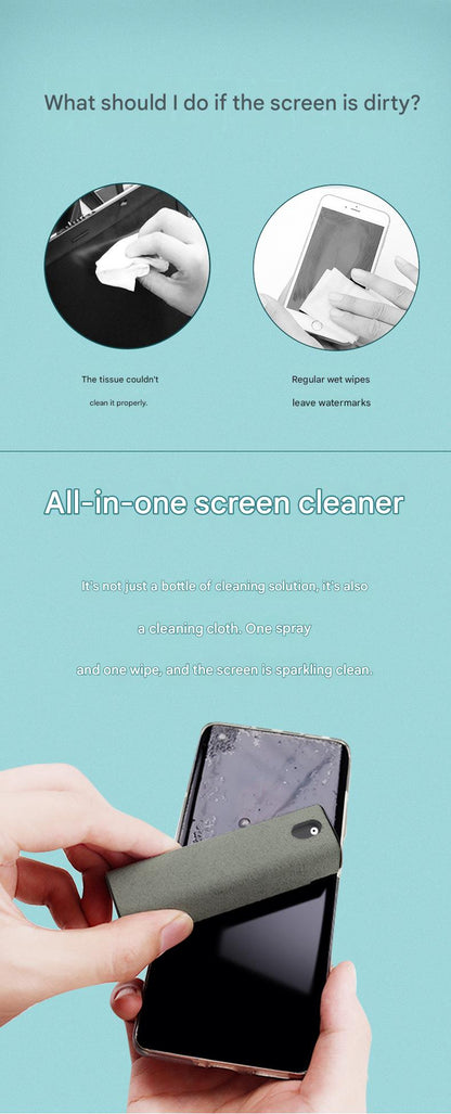 Mobile phone screen cleaner, digital tablet computer screen cleaner, car center console screen ultra-fine cleaning wipe