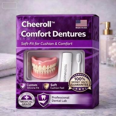 Cheeroll®Custom-Fit Dentures ⏰ ENDS TODAY • 70% OFF | Smile with Confidence