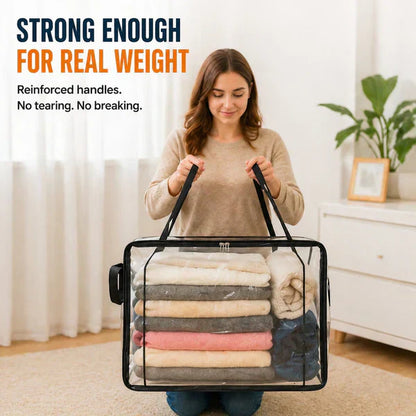 Buy 2 Get 1 Free❤️📦Large Heavy-Duty Thick Plastic Clear Storage