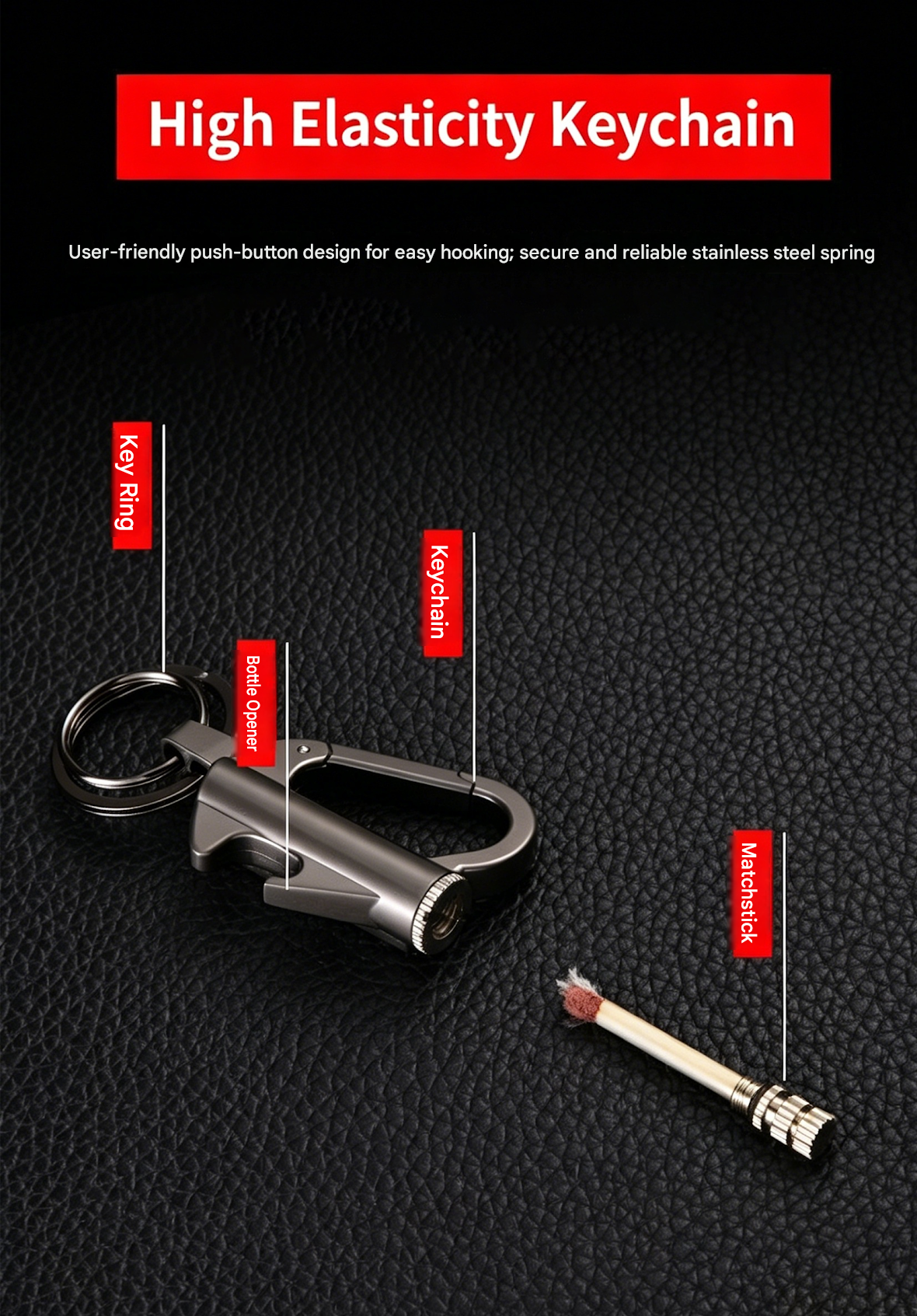 10,000-use kerosene matches with keychain
