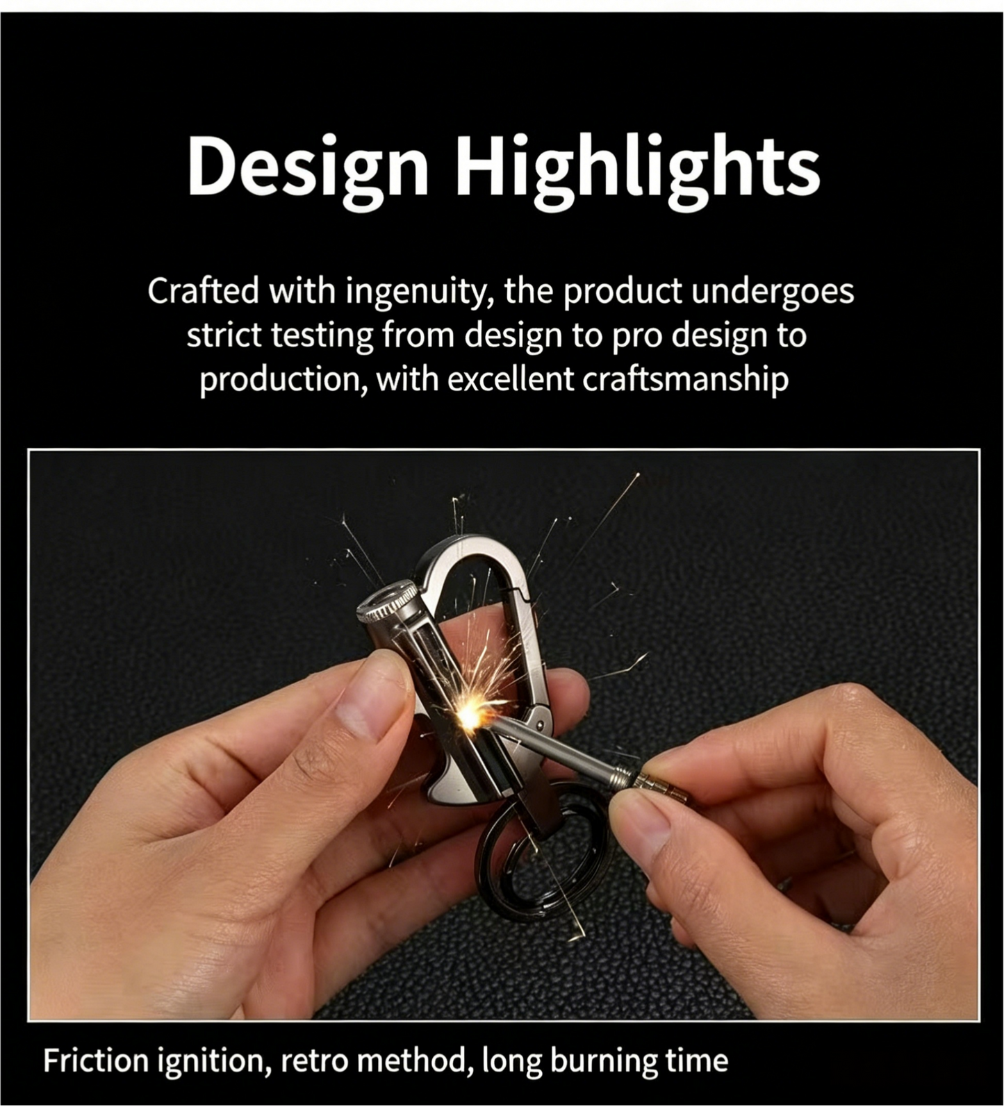 10,000-use kerosene matches with keychain