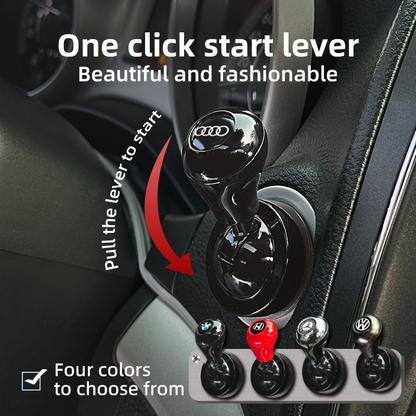All-metal ball-handle style car keyless start button joystick